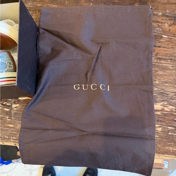 GUCCI GG Monogram Denim Sneakers w/ Box & Dust Bag - Size 39| us 9 - Picture 8 of 9